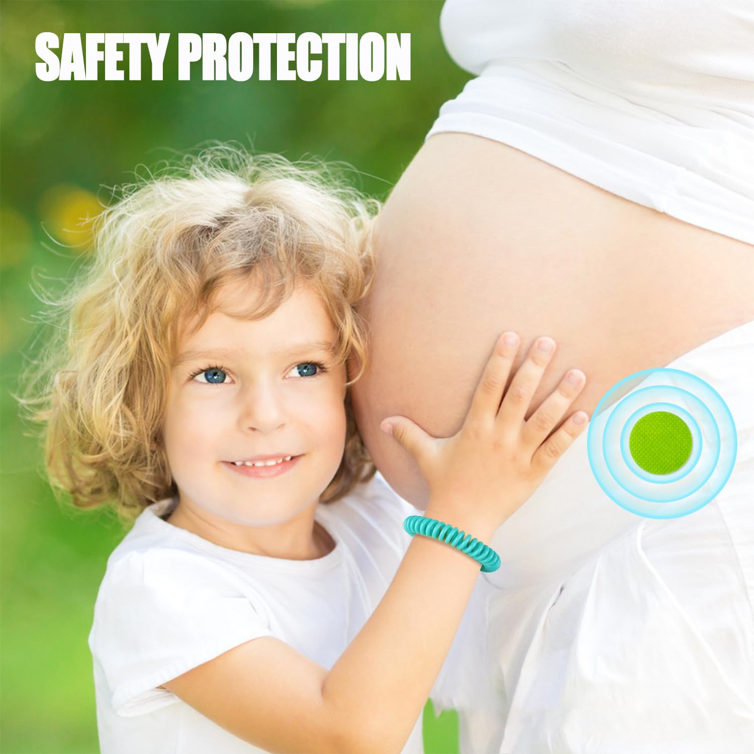 Parches Scentpellent adheridos a una chaqueta, añaden protección localizada sin contacto con la piel