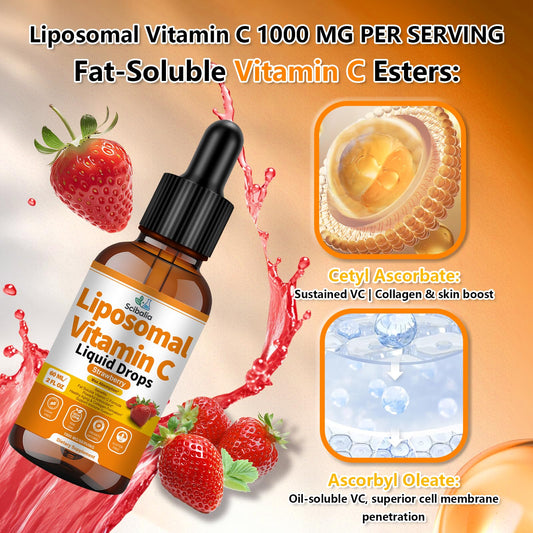 Scibalia detalle de textura liposomal en gota, evidencia de formulación protectora