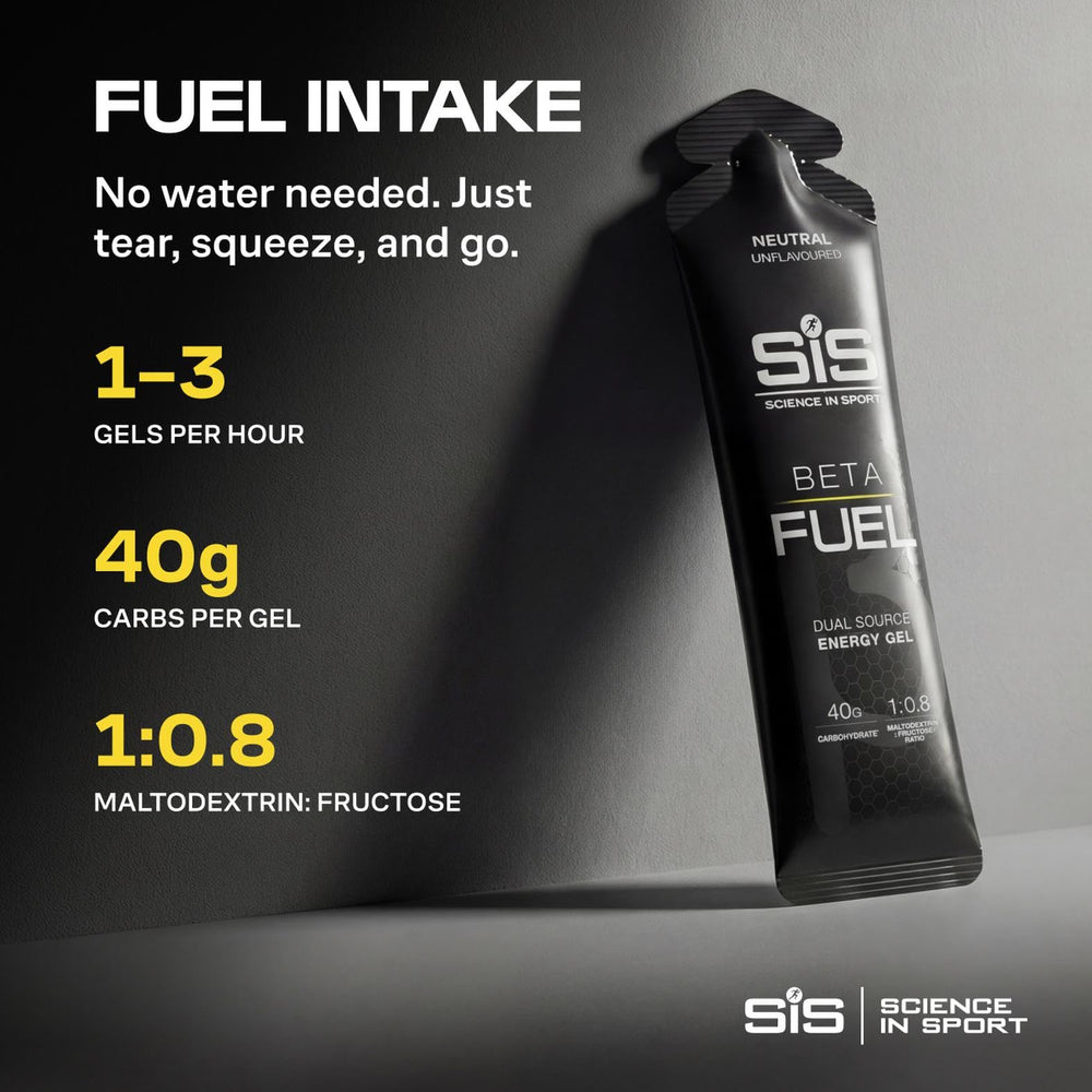 Science in Sport gel en mano para comparar tamaño y facilidad de transporte
