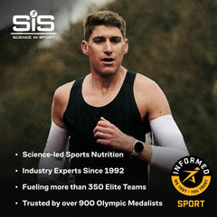 Science in Sport fresa y lima destacando sabor refrescante y agradable