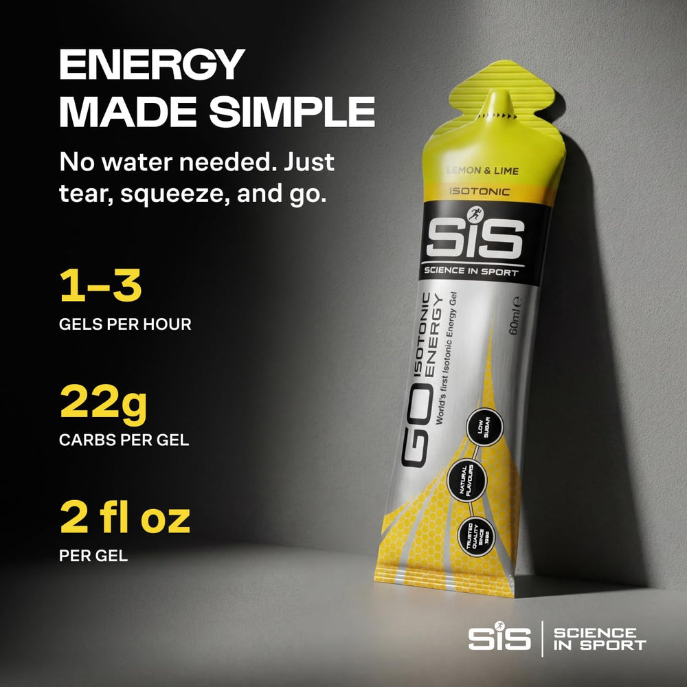 Science in Sport gel en uso por ciclista aportando energía inmediata