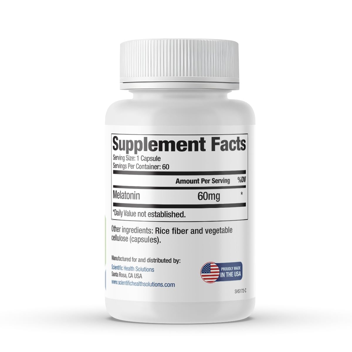 Scientific Health Solutions suplemento en uso nocturno como apoyo en rutina