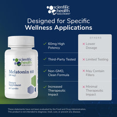 Scientific Health Solutions etiqueta nutricional legible con ingredientes