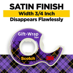 Scotch primer plano de la textura satinada que reduce reflejos y oculta la cinta