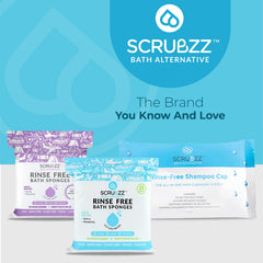 Scrubzz caja abierta con seis gorros listos para usar rápidamente
