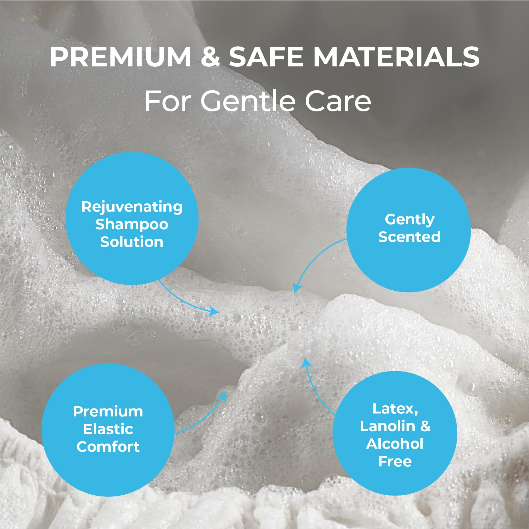 Scrubzz etiqueta con ingredientes e instrucciones para seguridad del cuidador