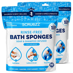 Scrubzz pack frontal mostrando el diseño y cantidad útil