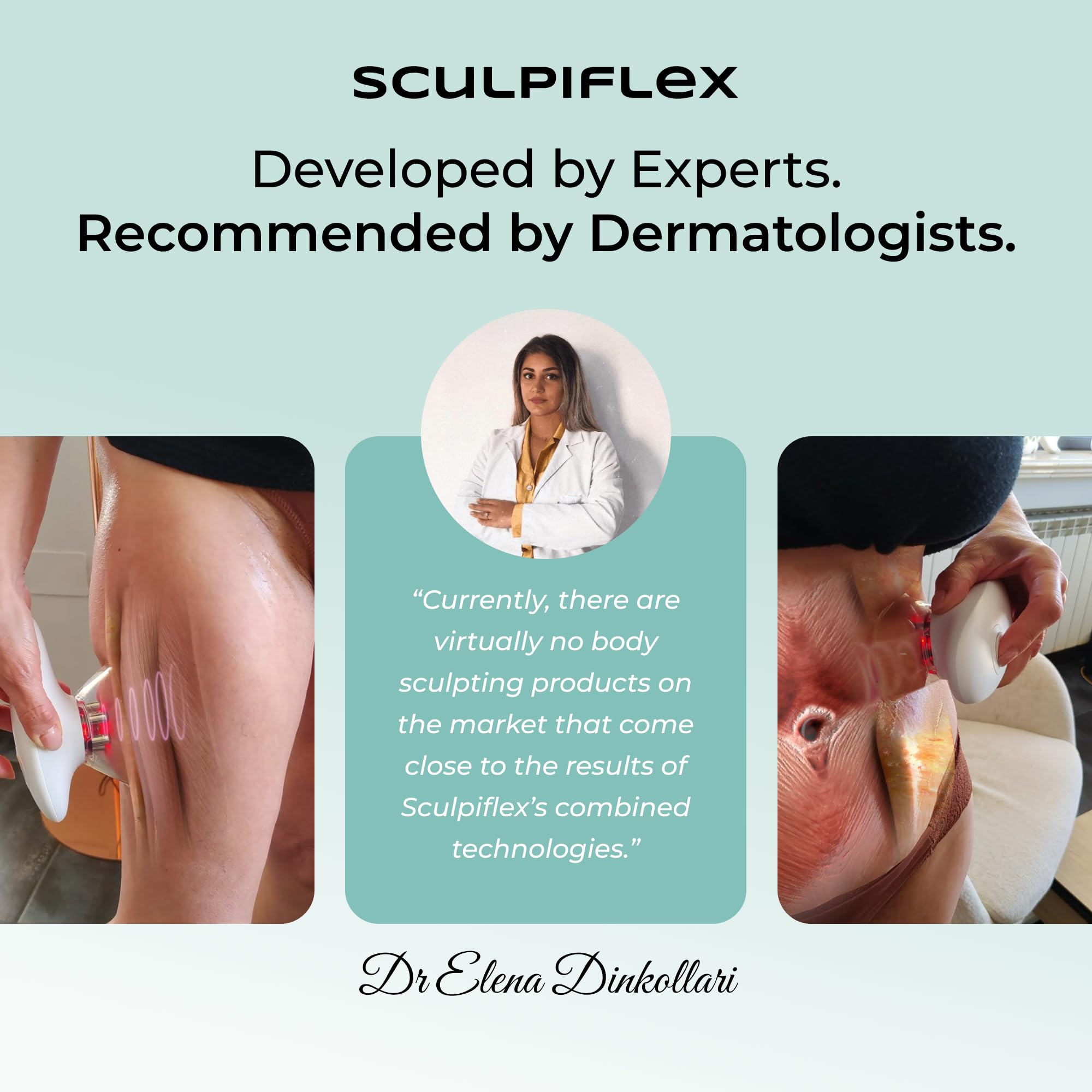 SCULPIFLEX gel en baño estilo lifestyle evoca rutina de cuidado en casa