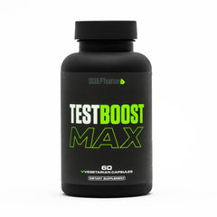 Sculpt Nation Test Boost Max vista frontal mostrando el envase y beneficios