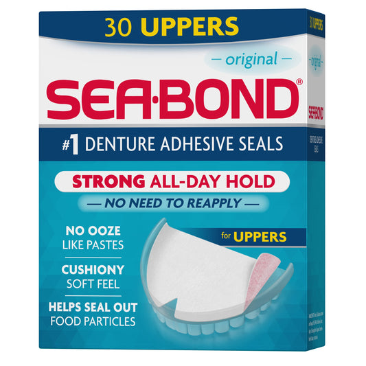 Sea-Bond empaque frontal mostrando 30 selladores y beneficios de uso