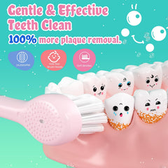 SEAGO detalle de cabezal suave ultrafino protegiendo encías sensibles