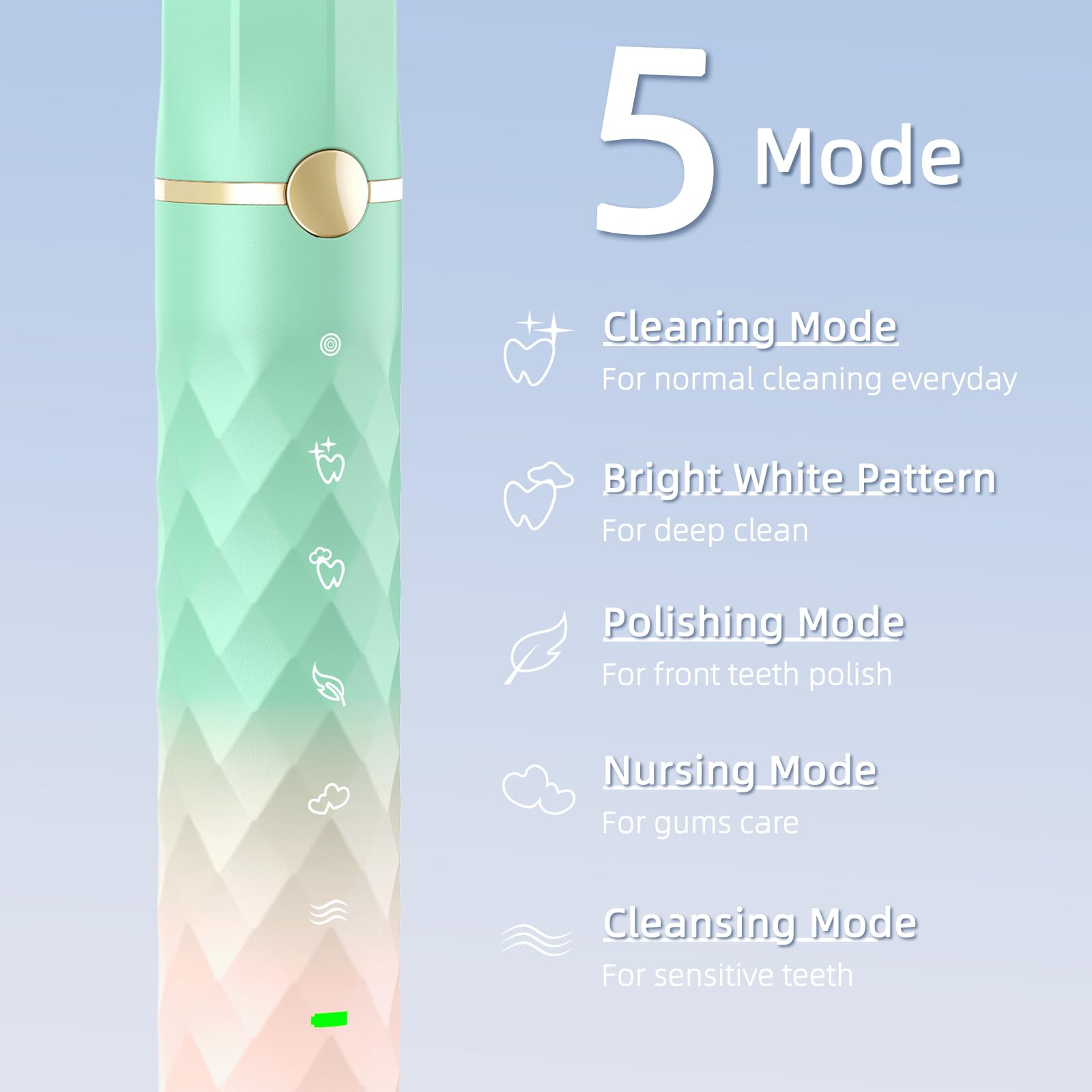 Seapeoa mango en mano para comparar tamaño y ergonomía