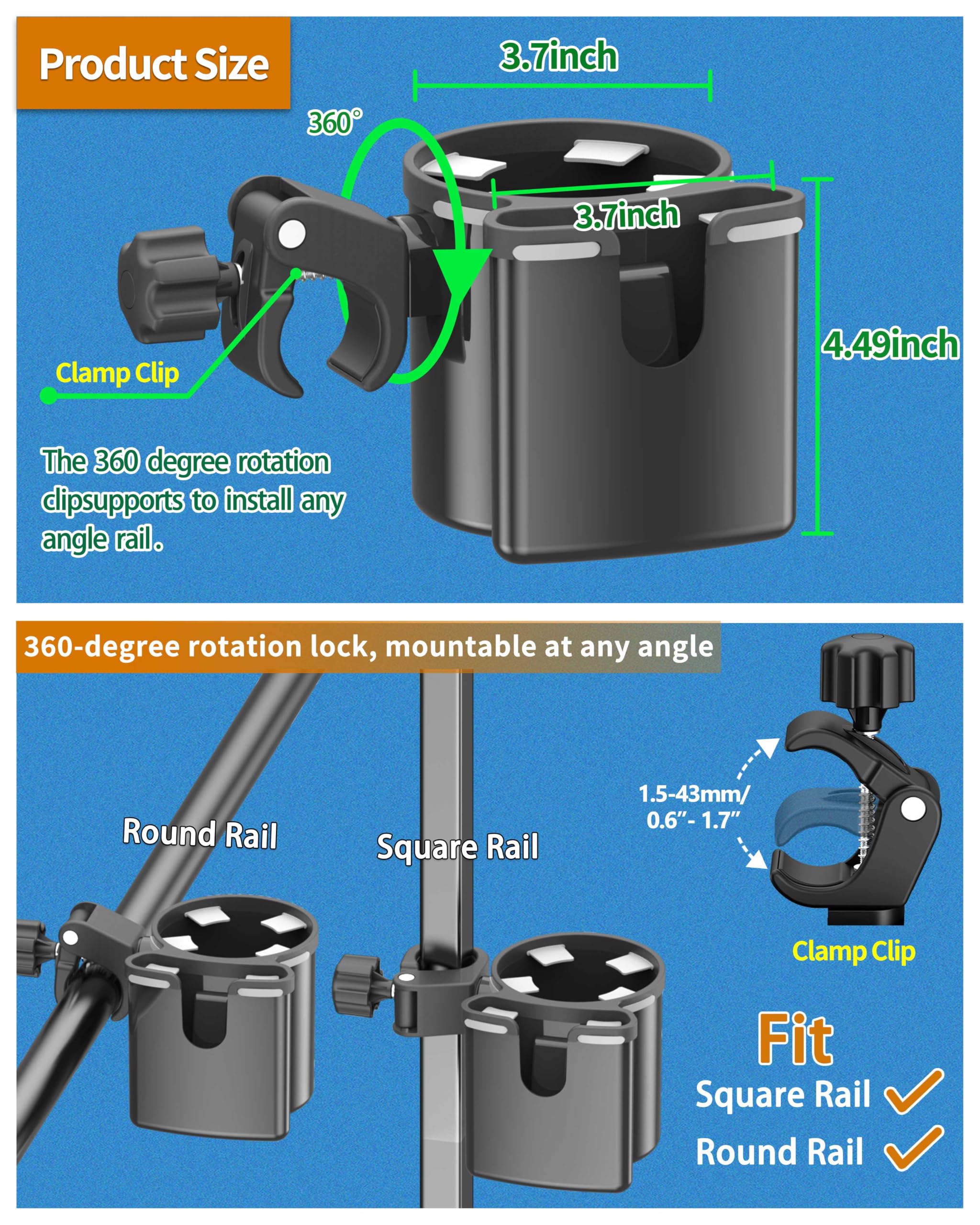 Seaperk soporte de móvil ajustable, mantiene pantalla visible