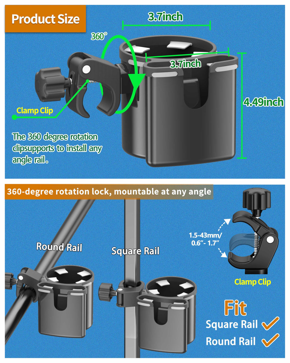 Seaperk soporte de móvil ajustable, mantiene pantalla visible