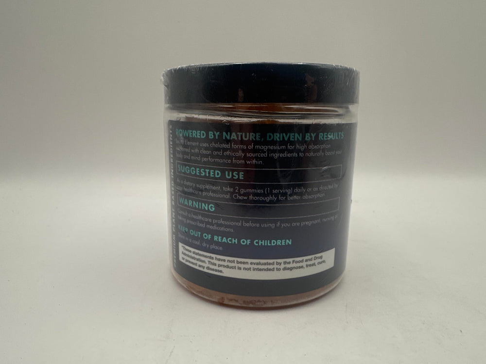 Secret Element etiqueta con lista de ingredientes y beneficios de absorción