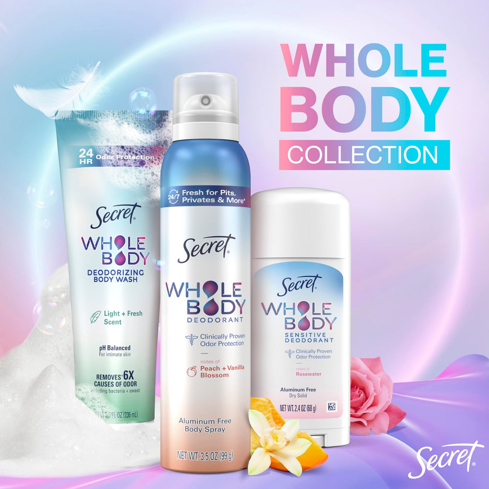 Secret gel en jabonera listo para aplicar con sensación de frescura