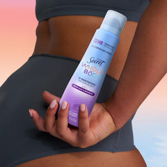 Secret spray sobre ropa sin dejar marcas, beneficio invisible