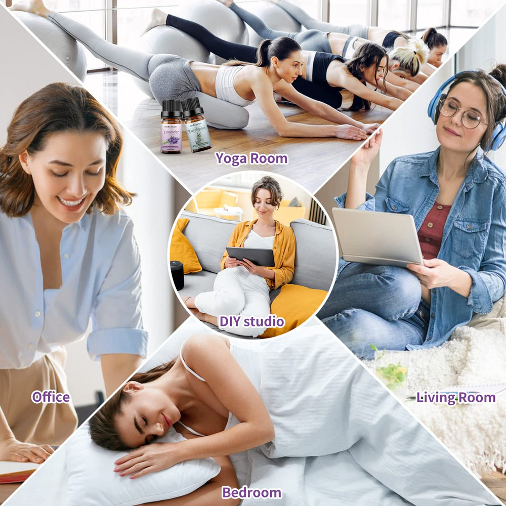 Sedbuwza ambiente de yoga con aceites que mejora la atmósfera