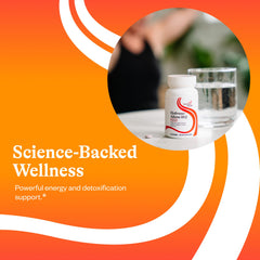 Seeking Health etiqueta nutricional cercana indicando ingredientes y pureza