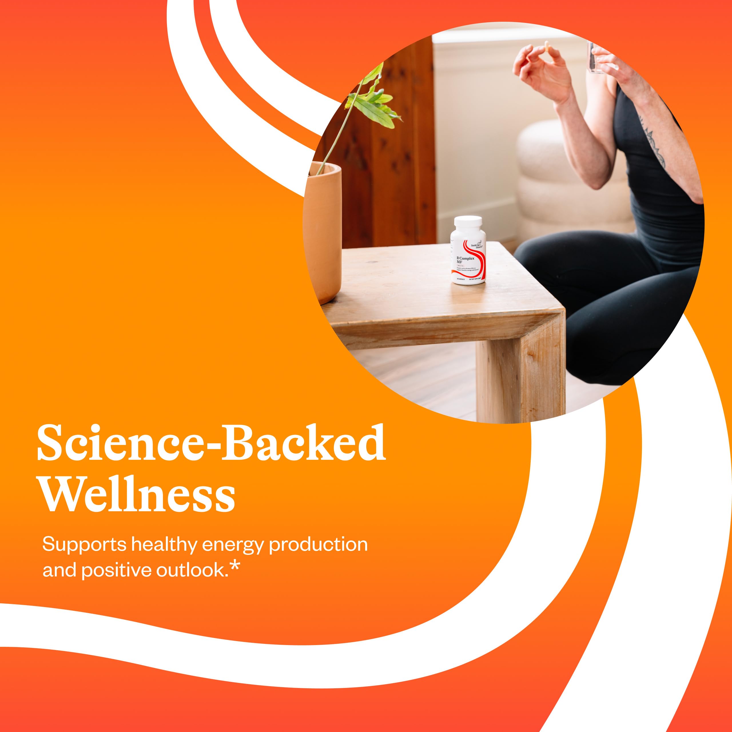 Seeking Health tabla de datos de suplemento, detalles de dosis y componentes