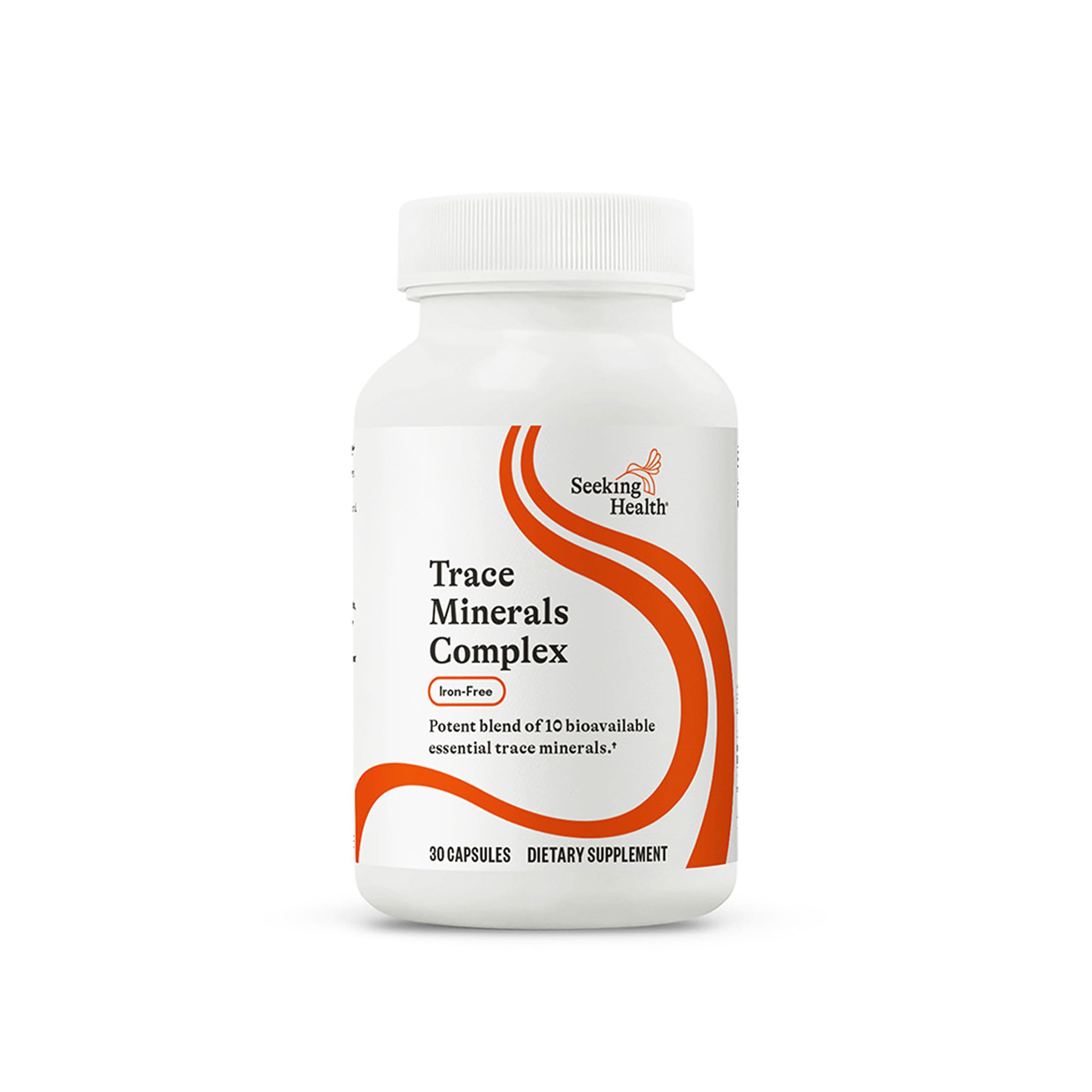 Seeking Health vista frontal del envase mostrando contenido claro y confianza