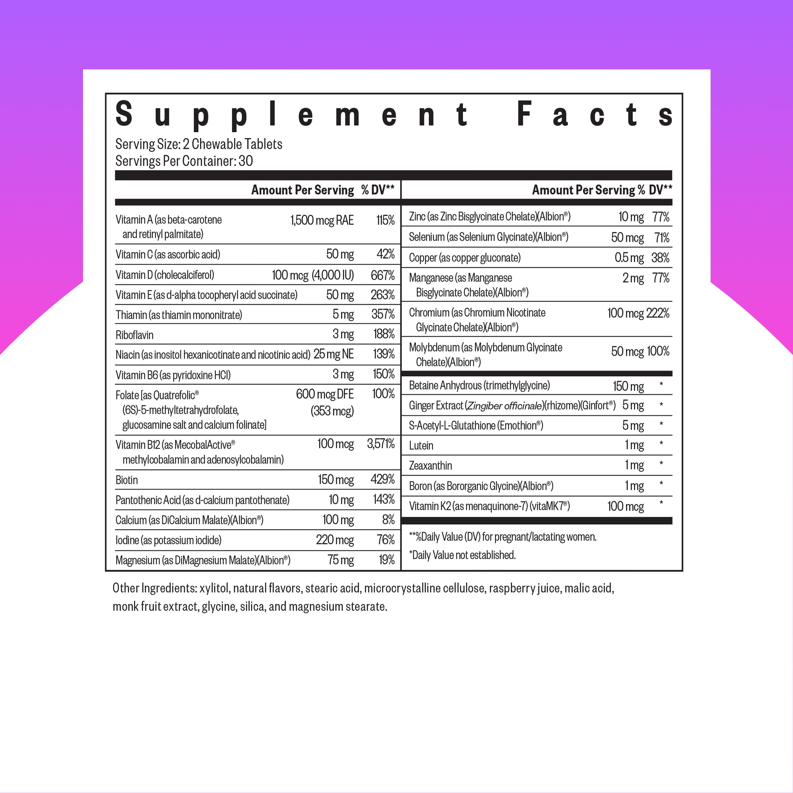 Seeking Health Prenatal Essentials sabor a xilitol, agradable y libre de azúcar