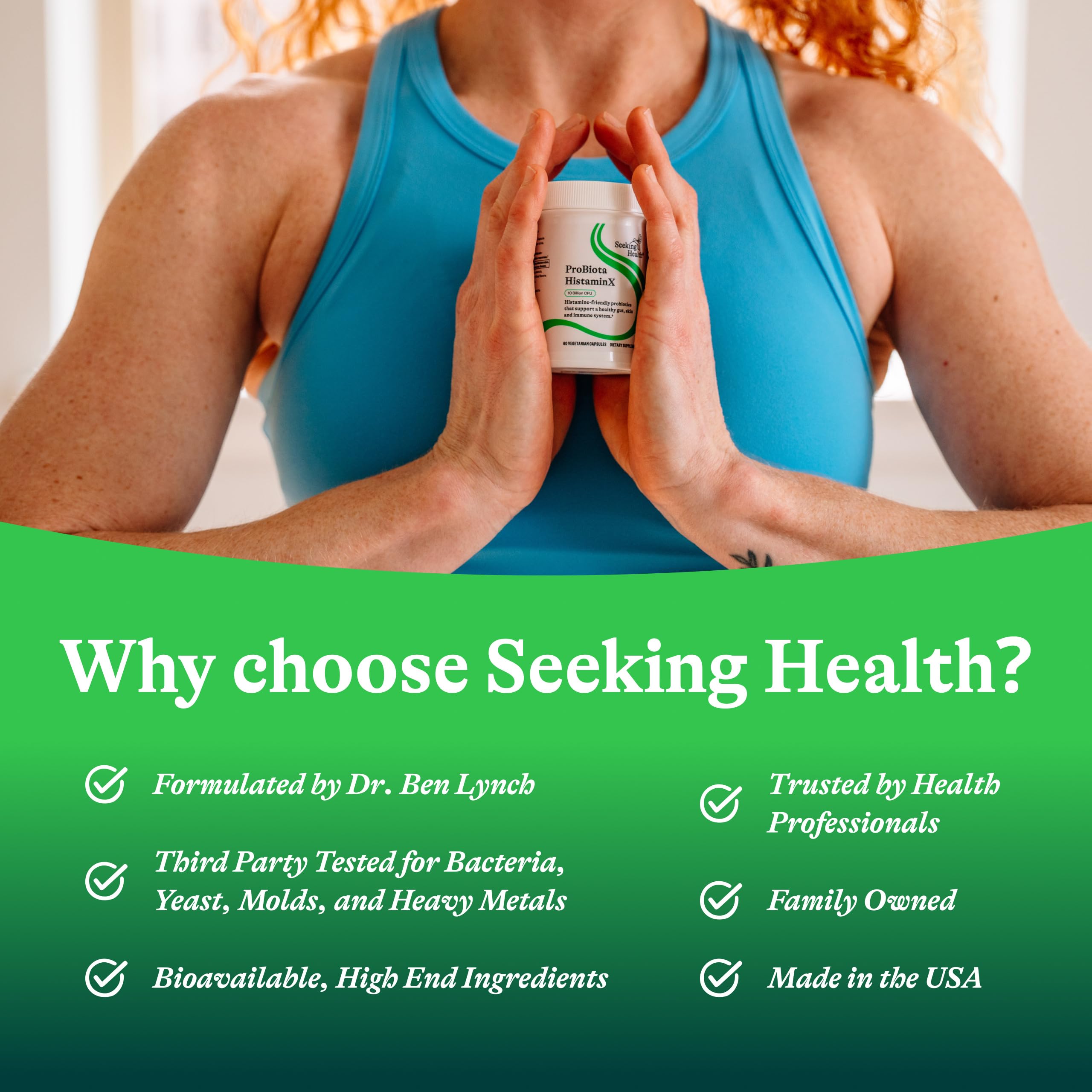 Seeking Health producto en cocina, complemento para vida diaria equilibrada