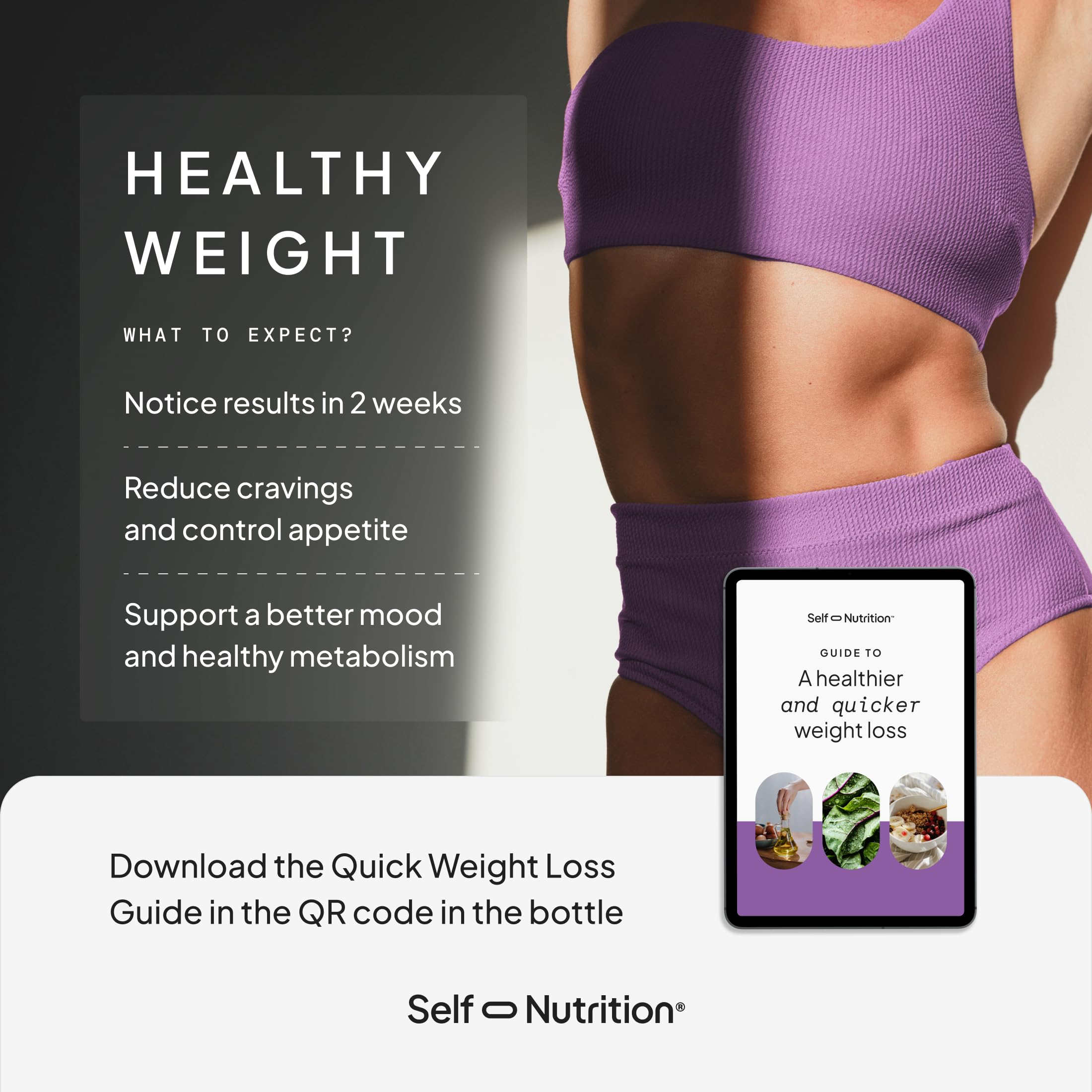 SELF NUTRITION cápsulas abiertas mostrando contenido y seguridad
