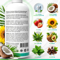 SELFWISE etiqueta con lista de ingredientes orgánicos y beneficios