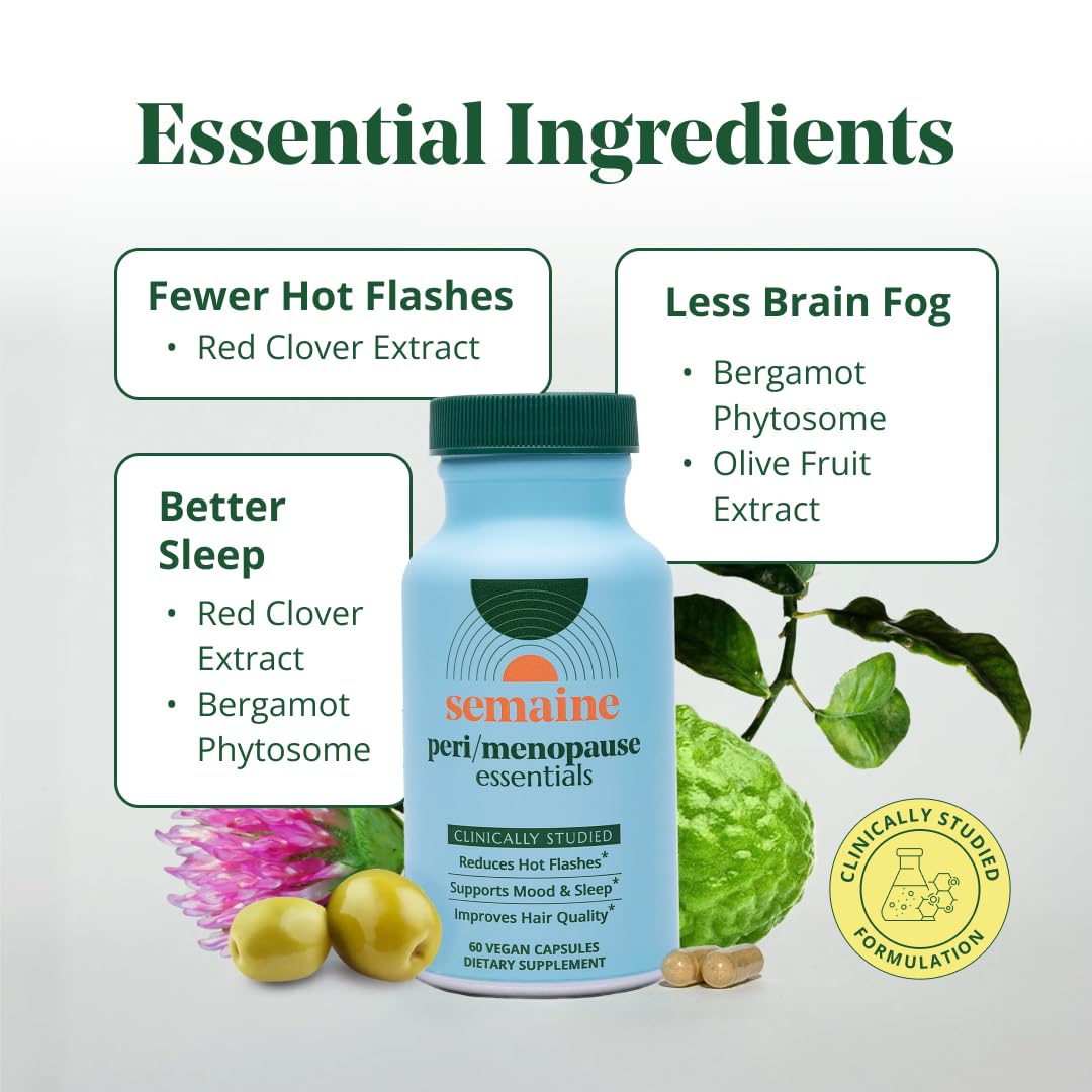 Semaine ingredientes botánicos organizados que reflejan apoyo natural