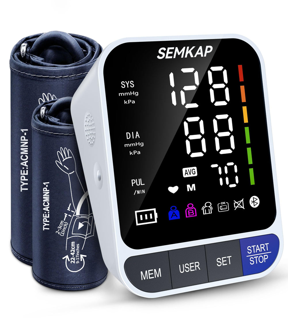 SEMKAP vista frontal con pantalla LED grande para lectura clara