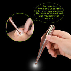 SENLMLER pinzas con agarre antideslizante en color rosa dorado, control preciso