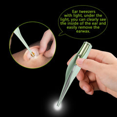 SENLMLER pinzas con luz y antideslizante para agarre preciso