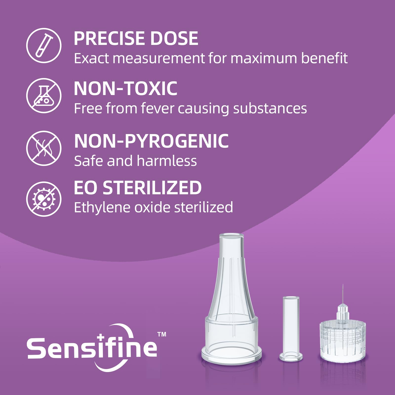 Sensifine detalle del enroscado ergonómico facilitando el agarre