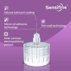 Sensifine textura pulida de la superficie que mejora el flujo