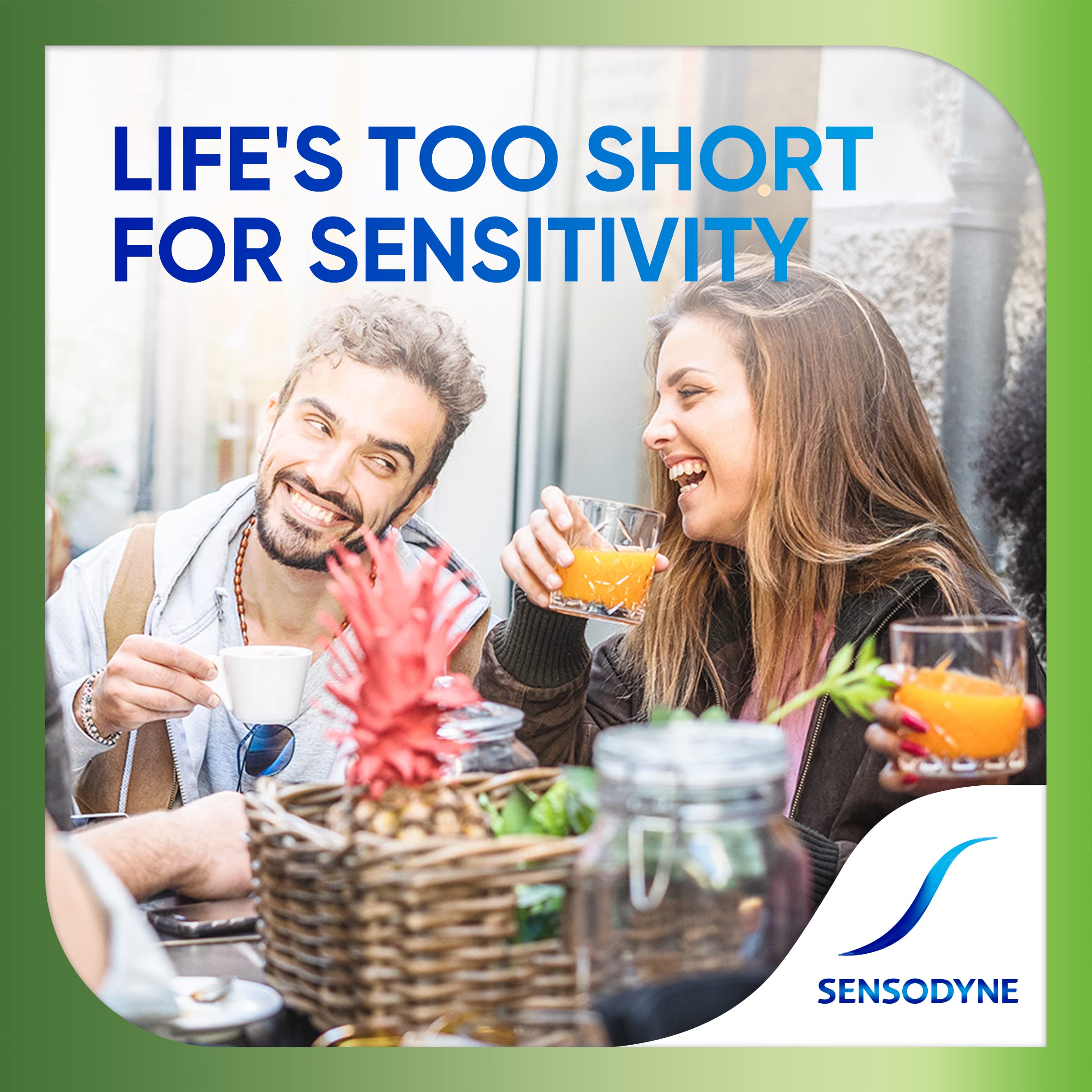 Sensodyne cerca de lista de ingredientes que destaca nitrato de potasio