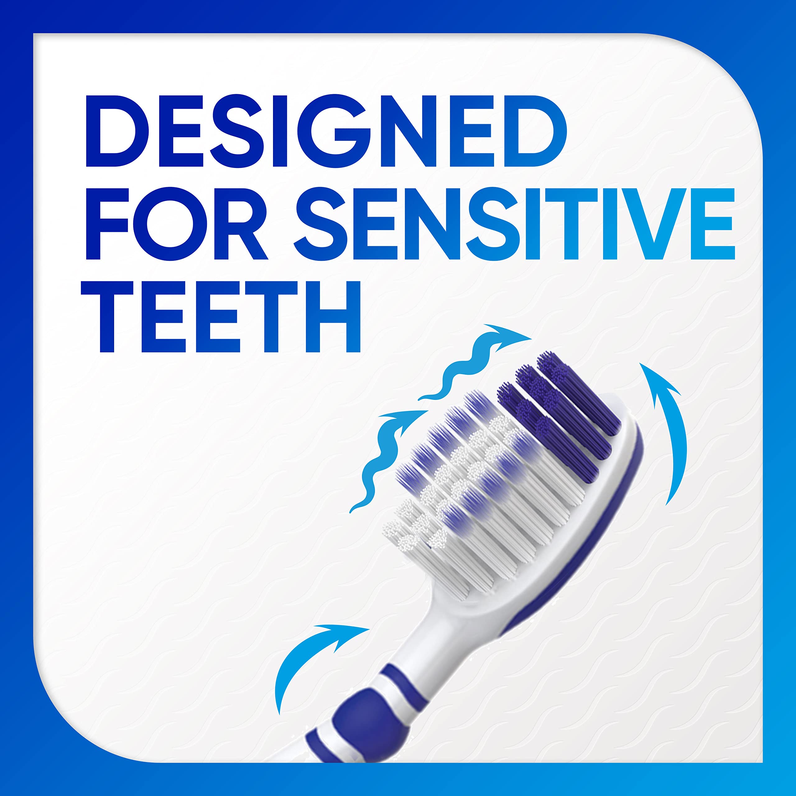 Sensodyne cerdas suaves en primer plano, limpieza delicada y eficaz