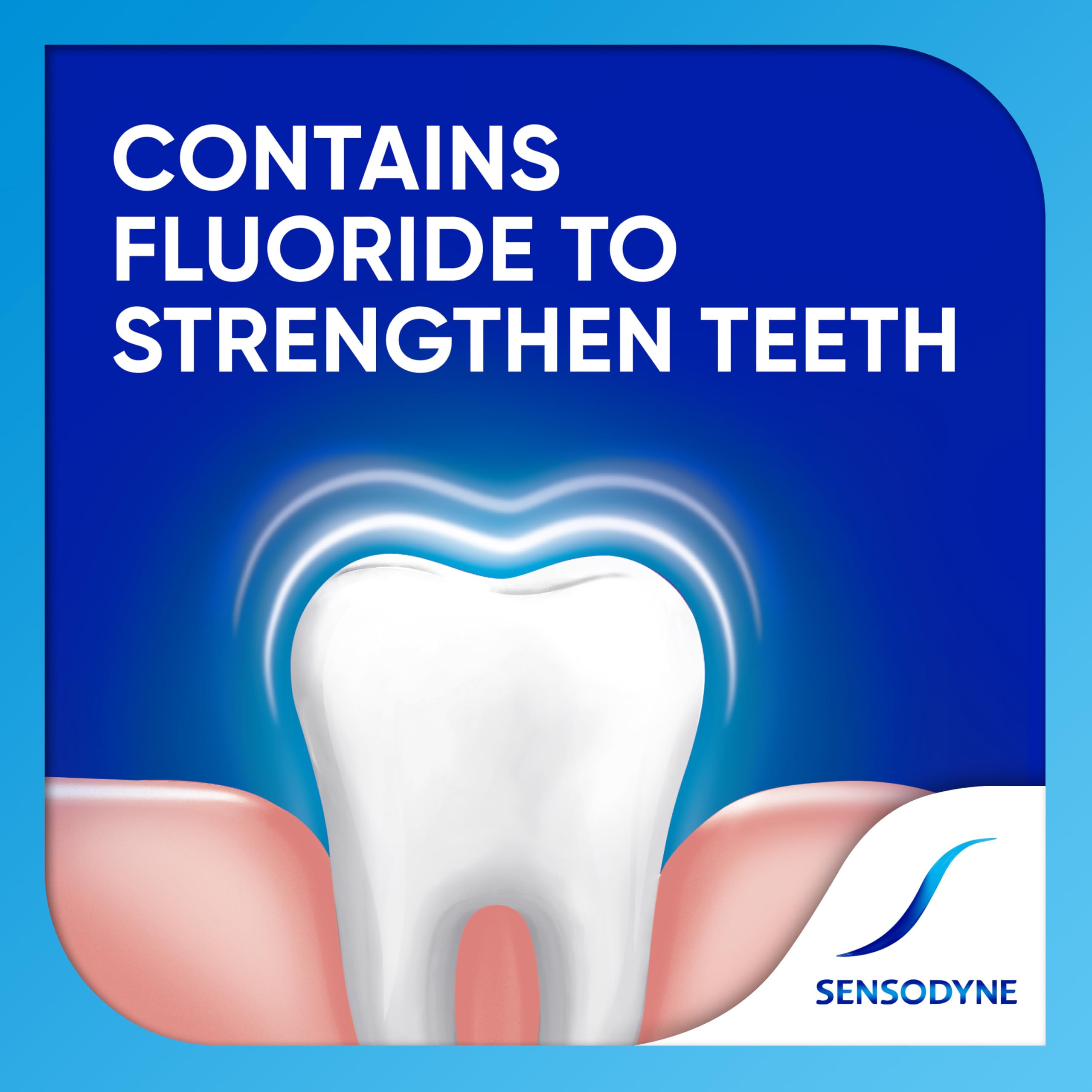 sensodyne gota de crema mostrando consistencia y aplicación controlada