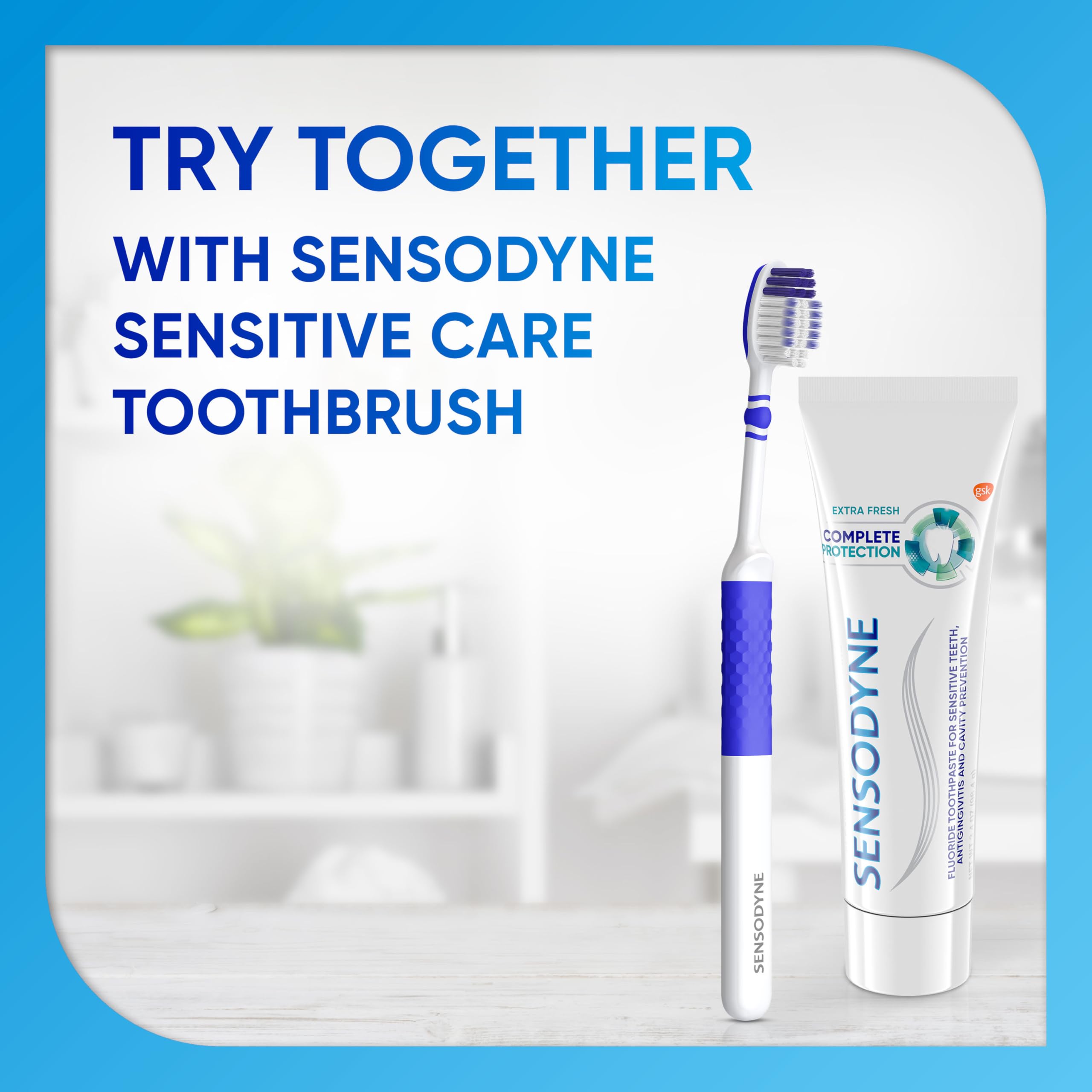 sensodyne pack listo para viaje en maleta, cumple normas TSA