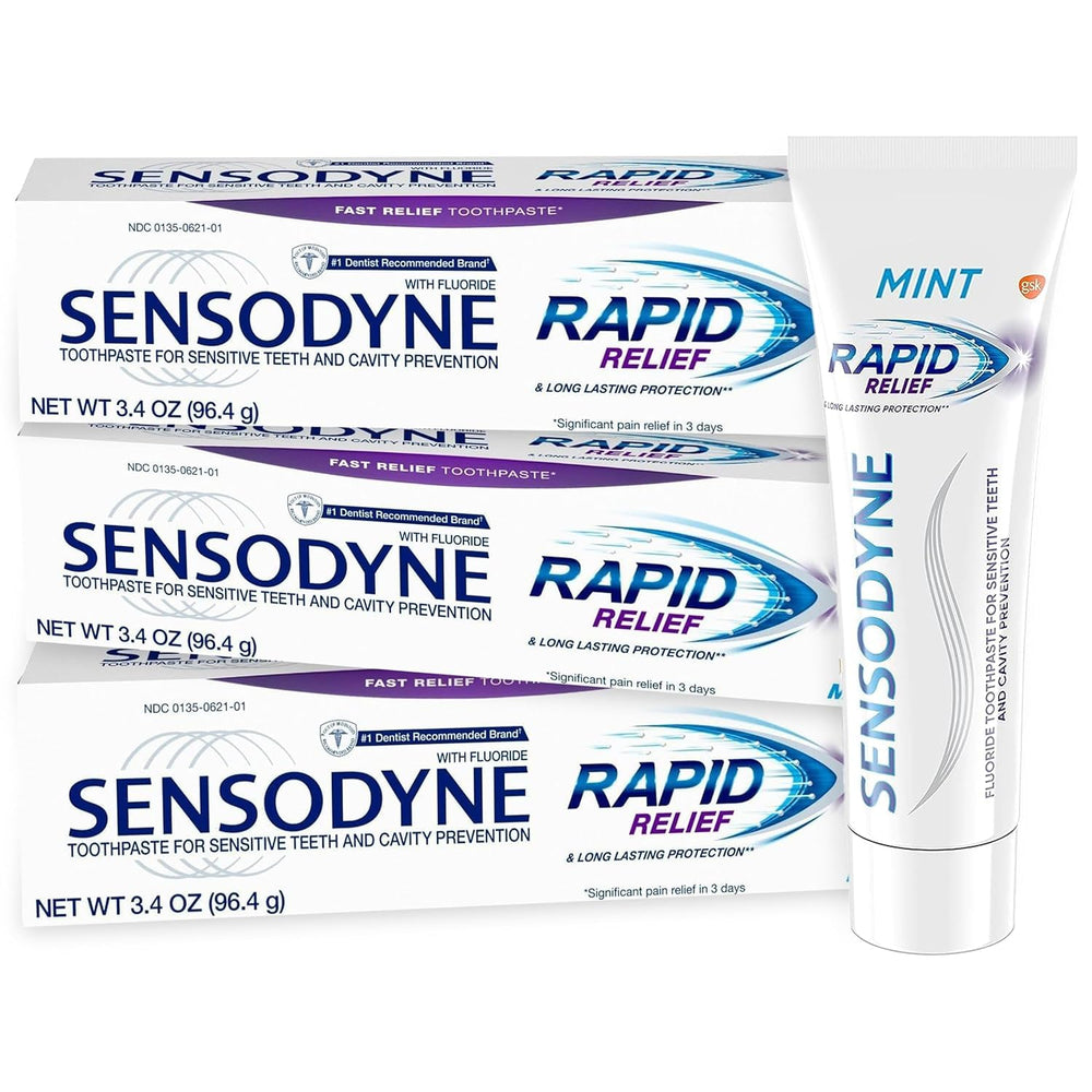 Sensodyne frente del empaque mostrando protección y beneficio inmediato