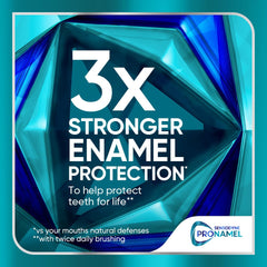 SENSODYNE PRONAMEL etiqueta con ingredientes clave y beneficios científicos