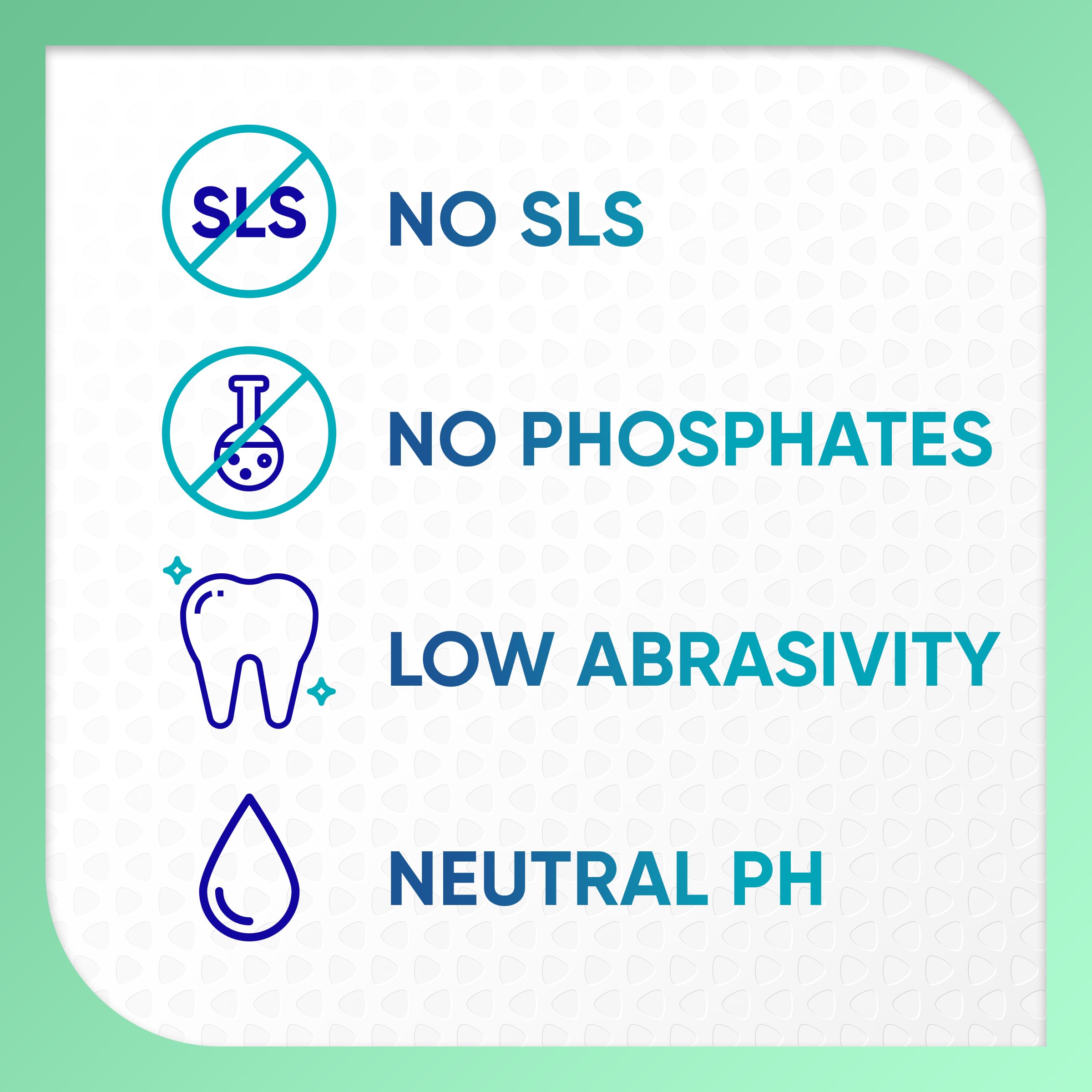 Sensodyne Pronamel etiqueta con ingredientes que destaca flúor y nitrato