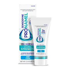 SENSODYNE PRONAMEL frente del empaque mostrando la protección del esmalte