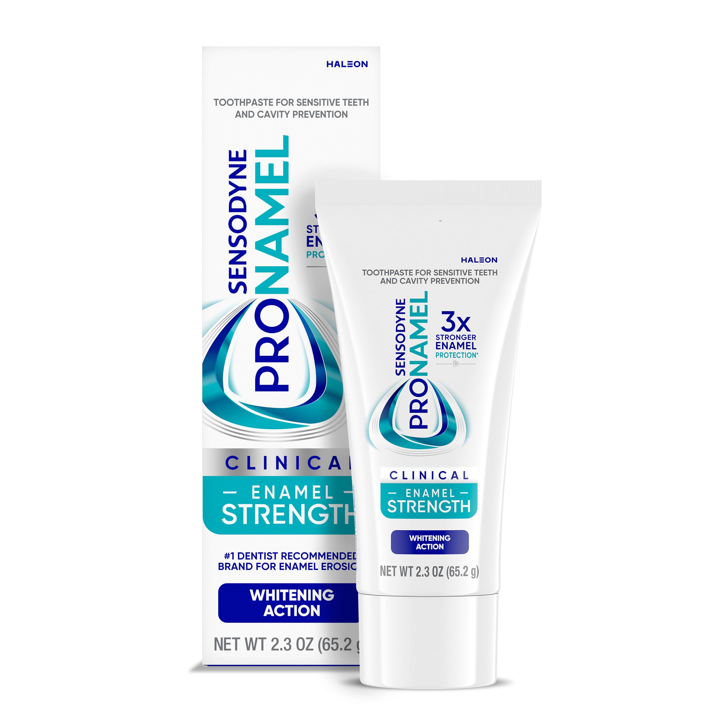 SENSODYNE PRONAMEL frente del tubo mostrando diseño y tamaño