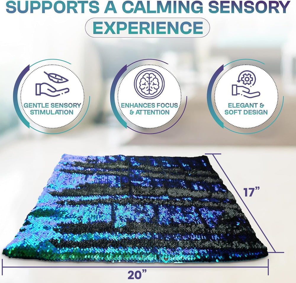 SENSORY4U primer plano del tejido Minky suave que aporta confort