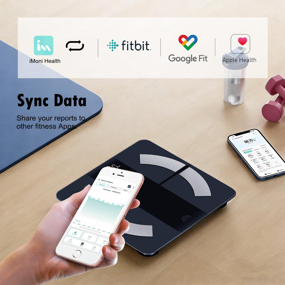 SENSSUN app iMoni Health mostrando gráficos para seguimiento consistente