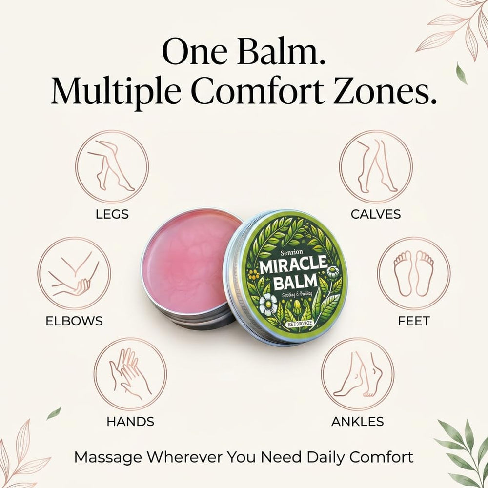 Senzion Miracle Balm aplicado en brazo, confort y absorción inmediata