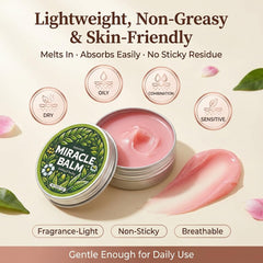 Senzion Miracle Balm comparación de tamaño, portátil y práctico