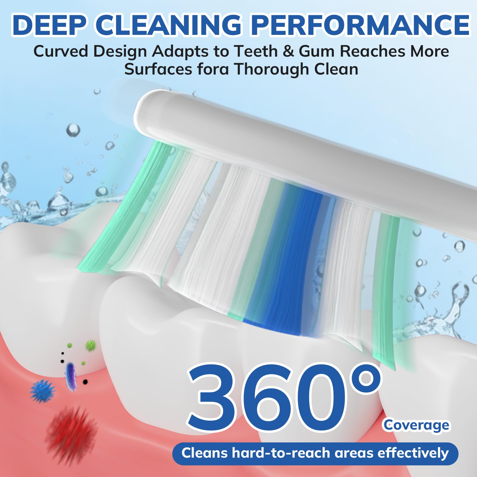 SEPORUD primer plano de cerdas DuPont para limpieza efectiva