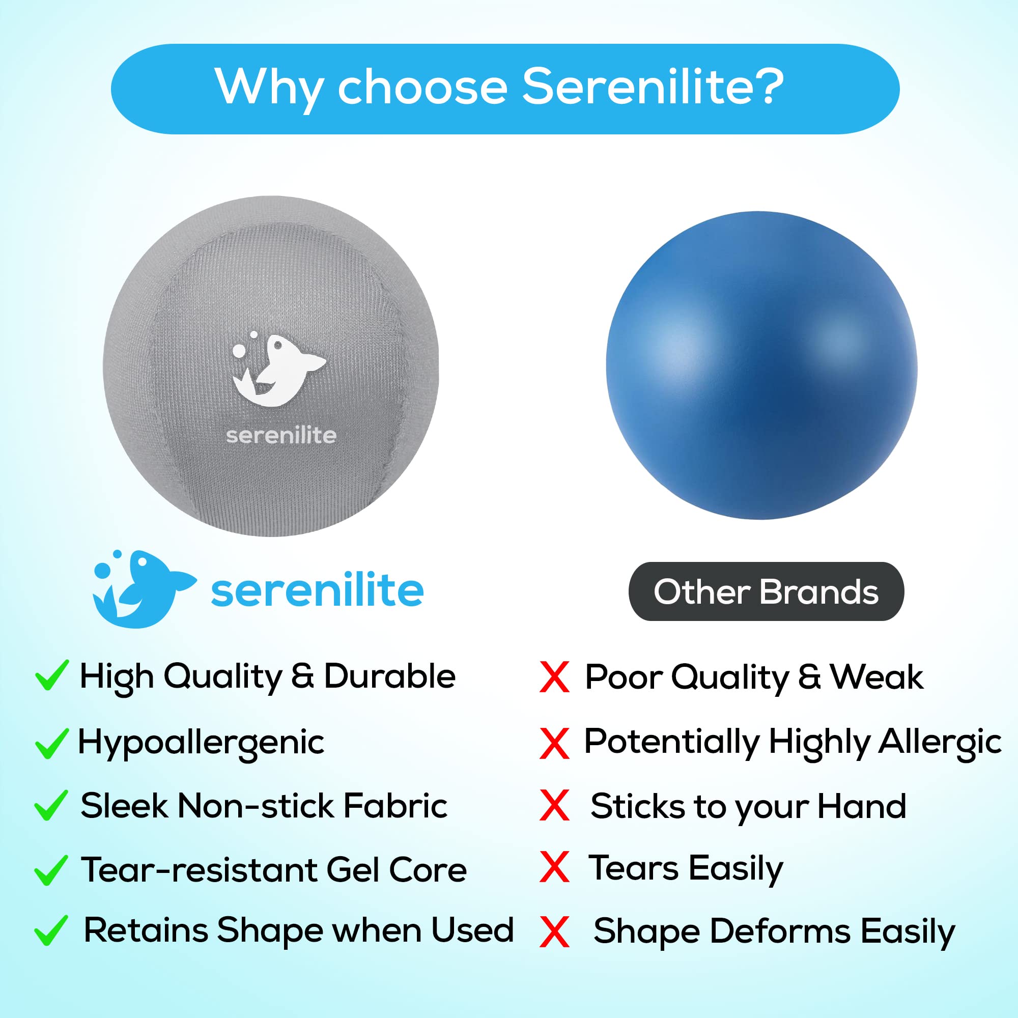 Serenilite detalle del núcleo resistente para mayor durabilidad